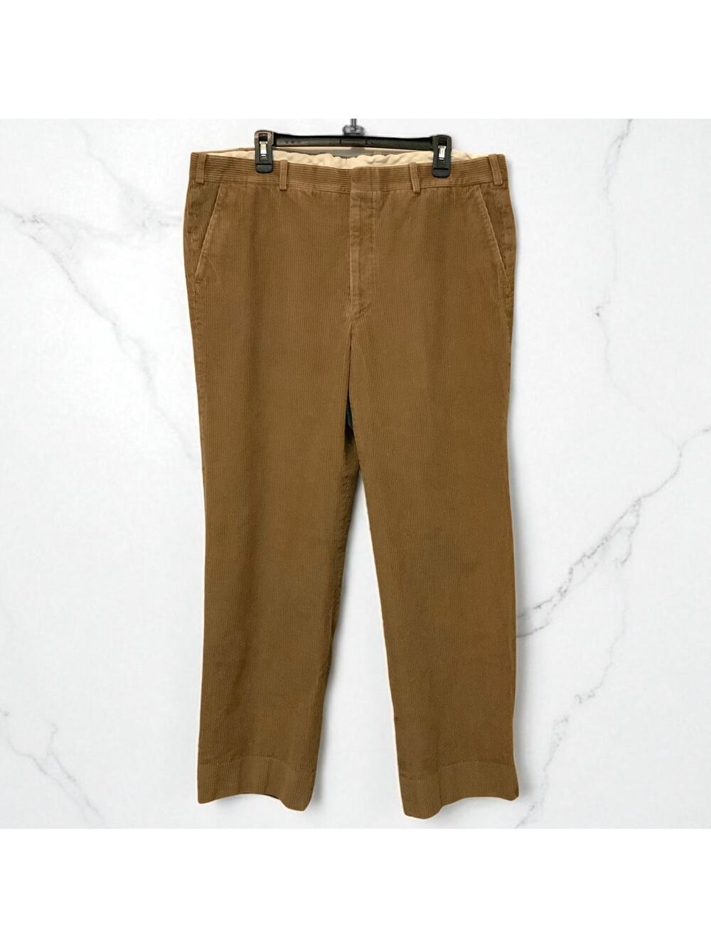 RC Tom James Beige Corduroy Pants Wide Wale Mens 40x30
